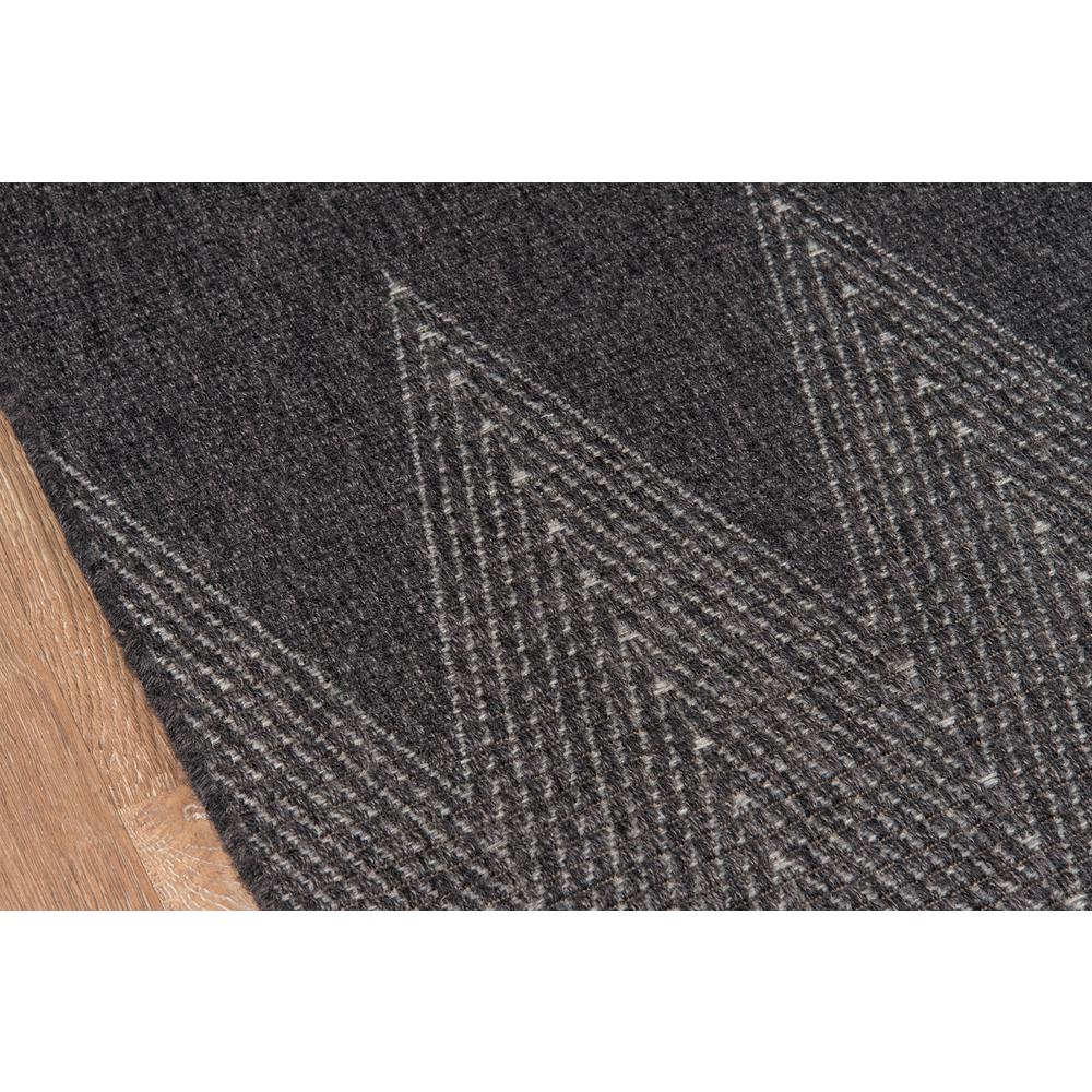 Contemporary Rectangle Area Rug, Charcoal, 2' X 3'. Picture 3