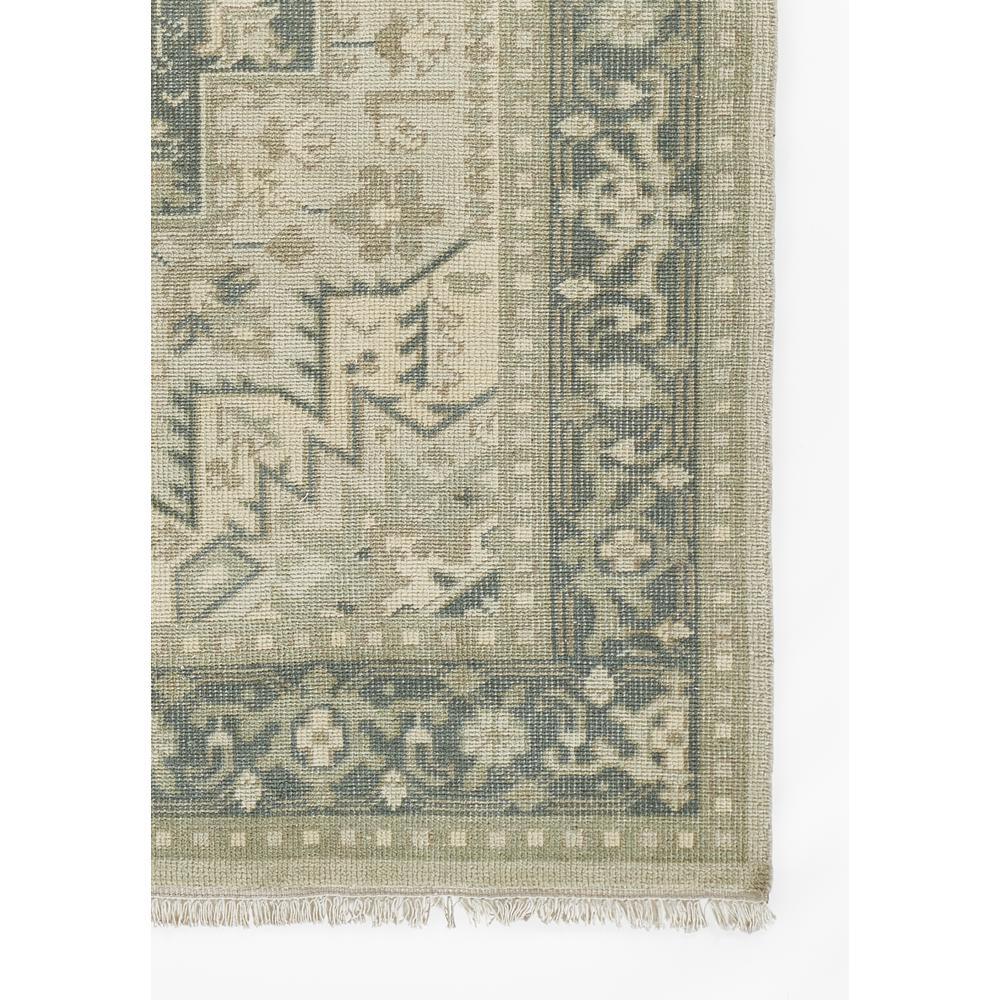 Traditional Rectangle Area Rug, Green, 2' X 3'. Picture 2