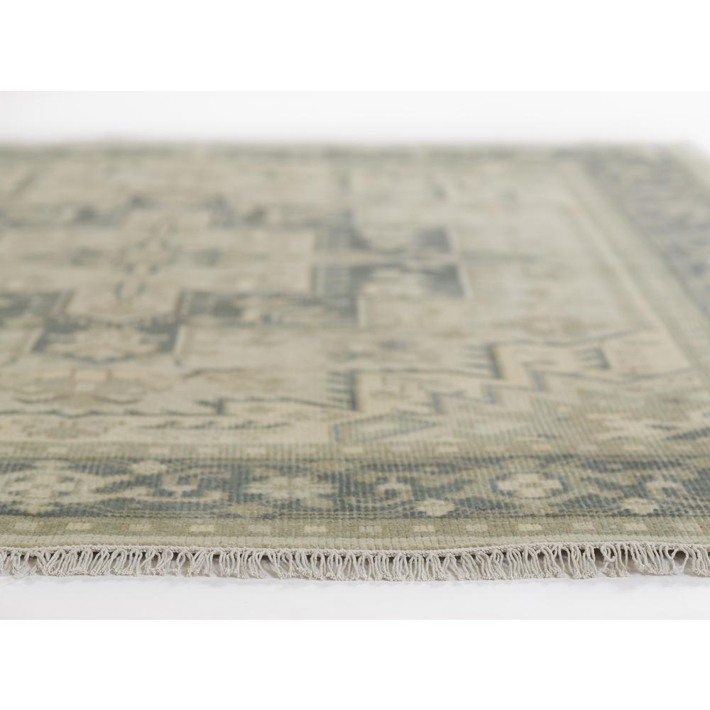 Traditional Rectangle Area Rug, Green, 2' X 3'. Picture 6