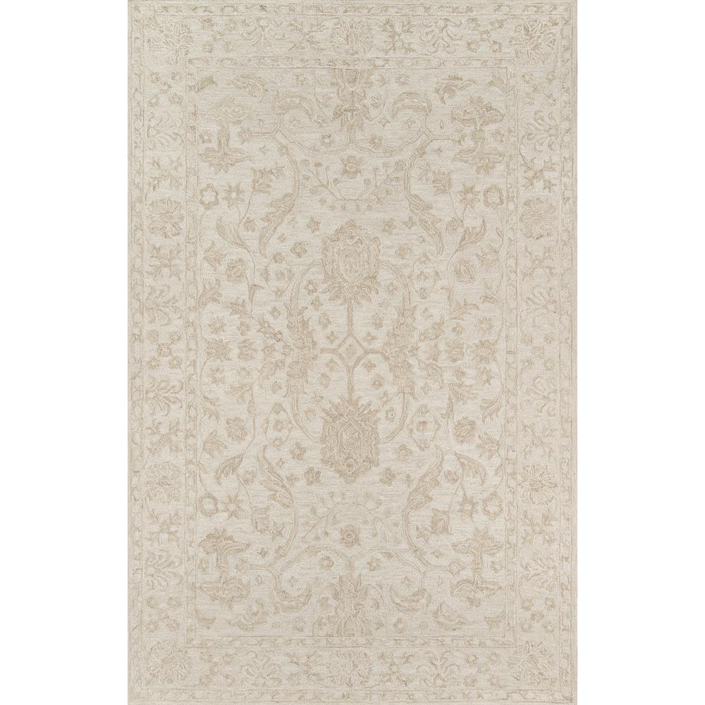 Traditional Rectangle Area Rug, Beige, 2' X 3'. Picture 1