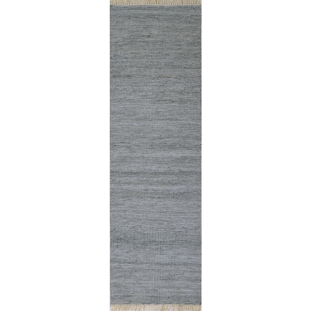 Contemporary Rectangle Area Rug, Silver, 9' X 12'. Picture 5