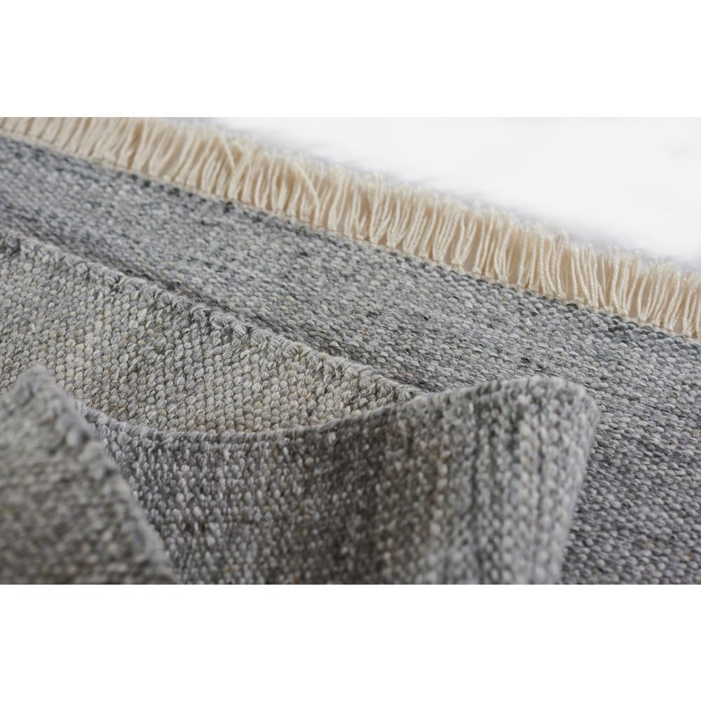 Contemporary Rectangle Area Rug, Silver, 9' X 12'. Picture 8