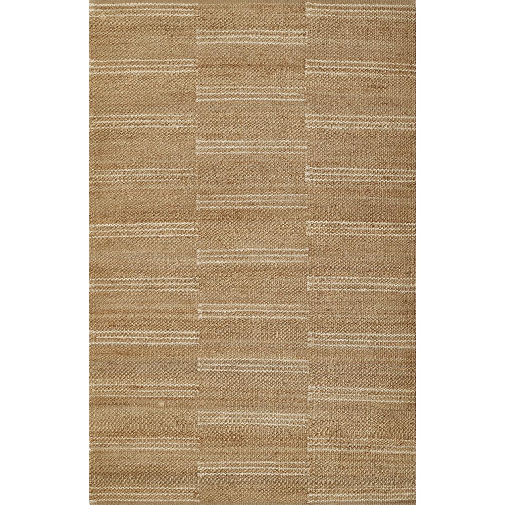 Contemporary Rectangle Area Rug, Natural, 2' X 3'. Picture 1
