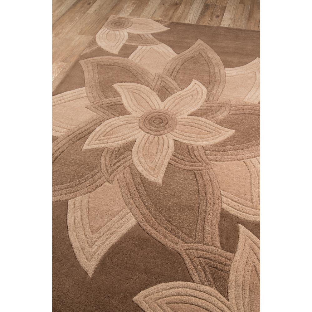 Transitional Runner Area Rug, Mocha, 2'3" X 8' Runner. Picture 2