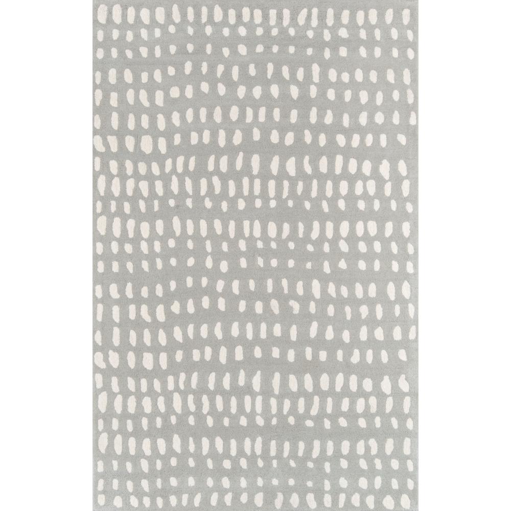 Contemporary Runner Area Rug, Grey, 2'3" X 8' Runner. Picture 1