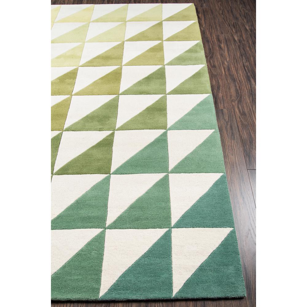 Modern Runner Area Rug, Lime, 2'3" X 8' Runner. Picture 2