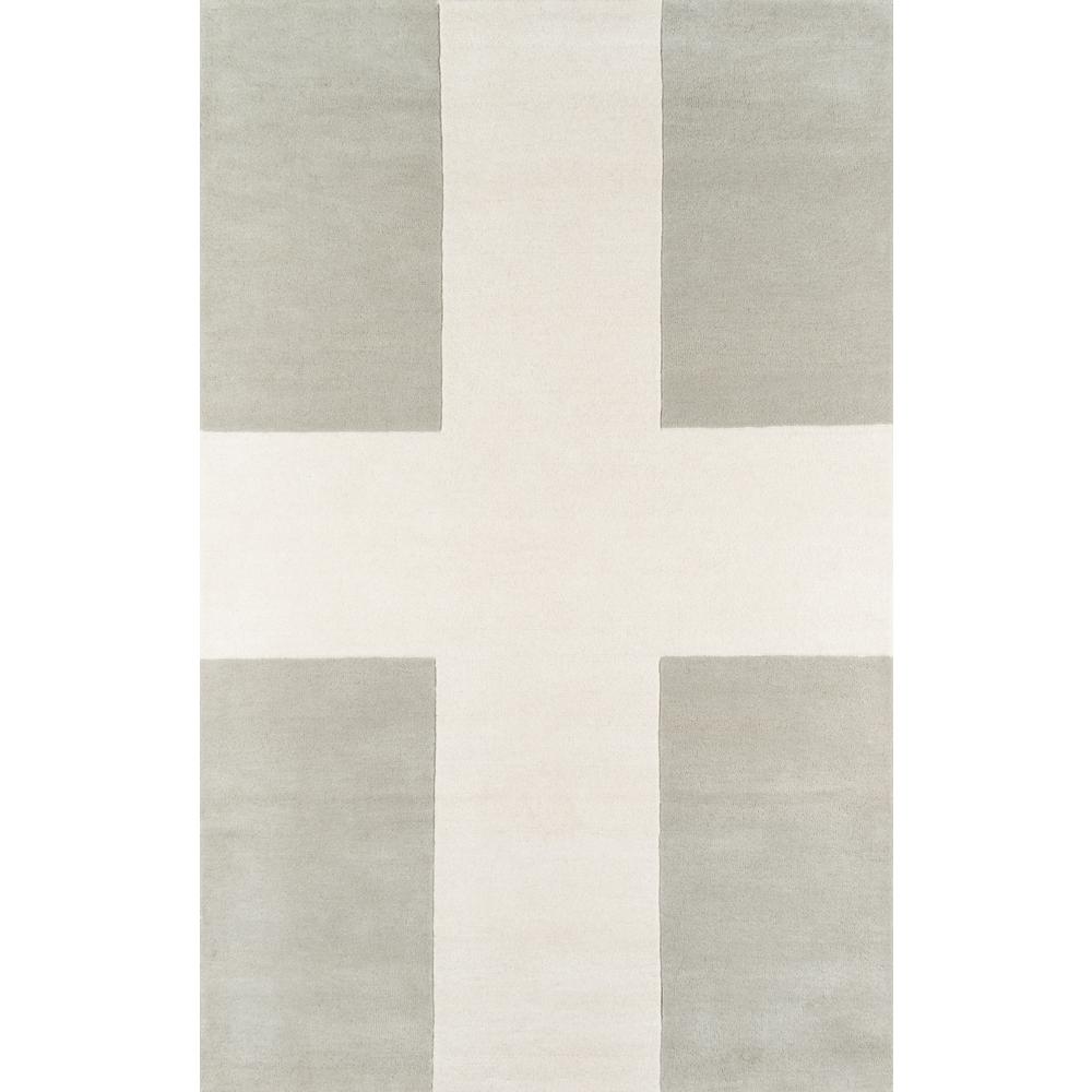 Contemporary Runner Area Rug, Grey, 2'3" X 8' Runner. Picture 1