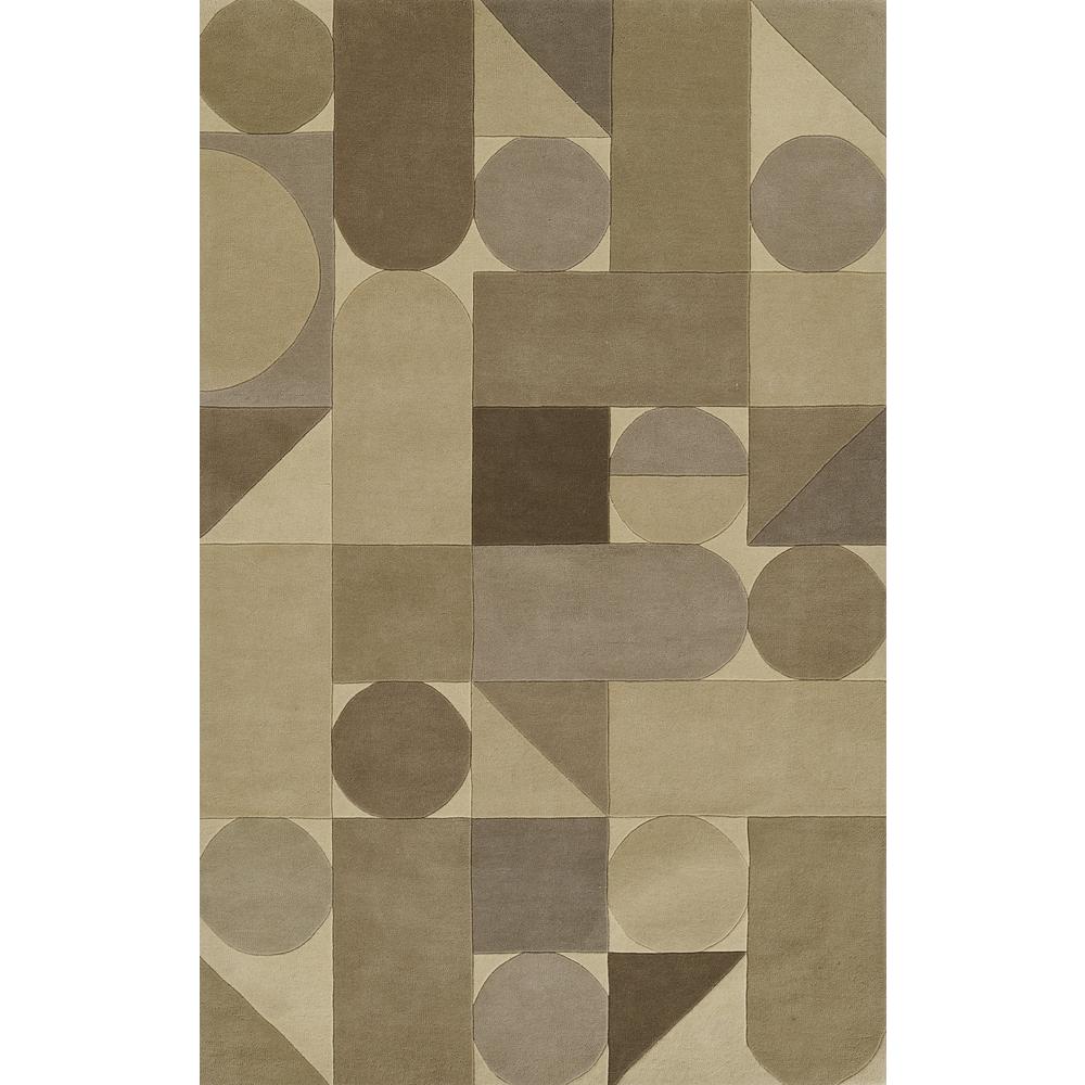 Modern Runner Area Rug, Neutral, 2'3" X 8' Runner. Picture 1