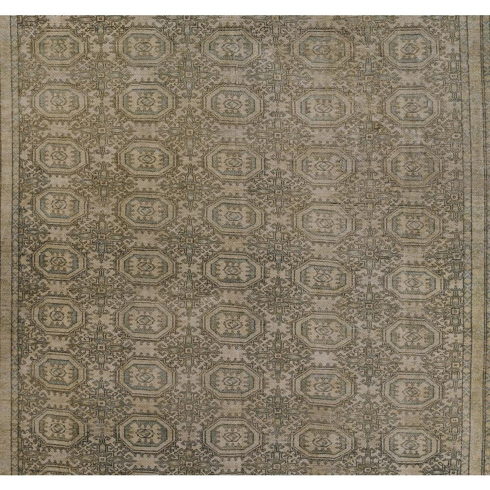Traditional Rectangle Area Rug, Green, 10' X 14'. Picture 7