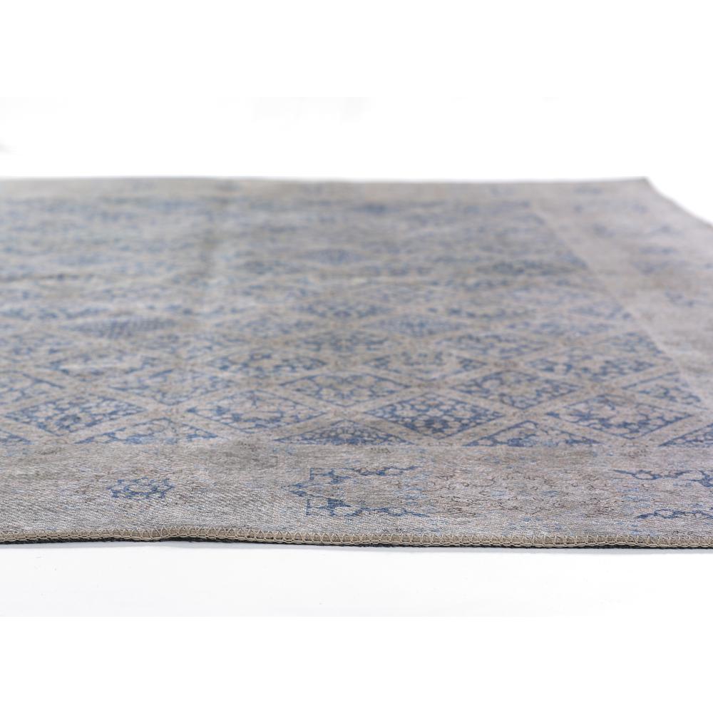 Traditional Rectangle Area Rug, Blue, 10' X 14'. Picture 5
