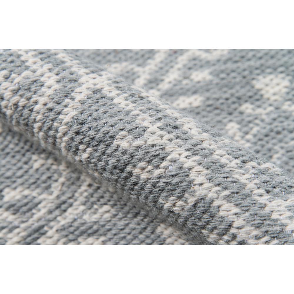 Contemporary Rectangle Area Rug, Grey, 2' X 3'. Picture 4