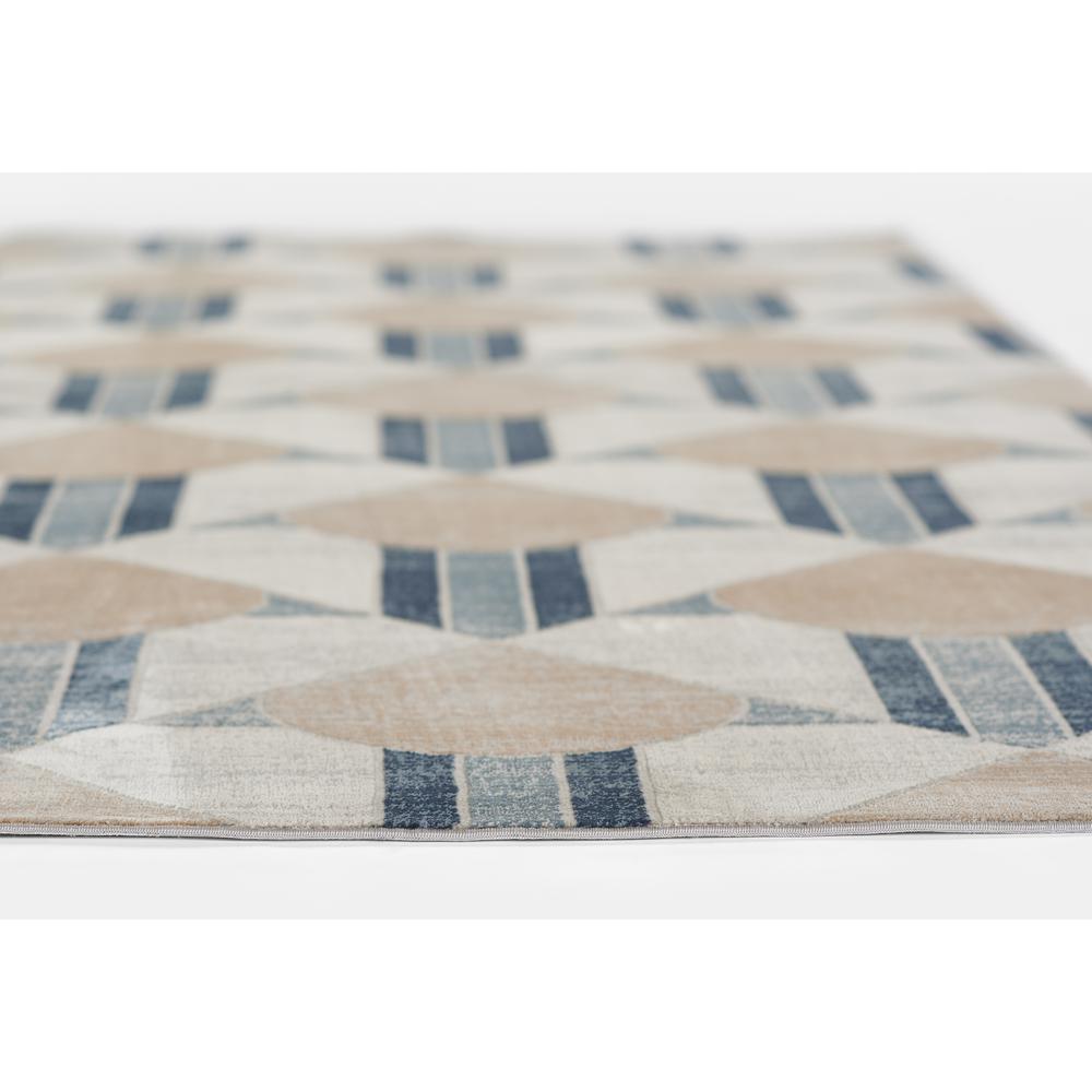 Contemporary Rectangle Area Rug, Blue, 1'10" X 2'10". Picture 4