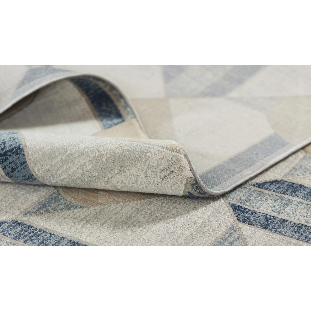 Contemporary Rectangle Area Rug, Blue, 1'10" X 2'10". Picture 7