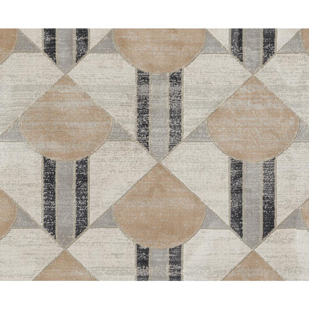 Contemporary Rectangle Area Rug, Charcoal, 1'10" X 2'10". Picture 7