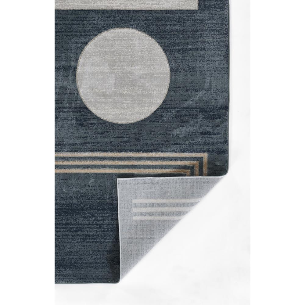 Contemporary Rectangle Area Rug, Blue, 1'10" X 2'10". Picture 3