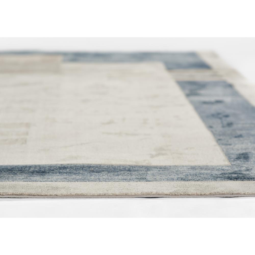 Contemporary Rectangle Area Rug, Blue, 1'10" X 2'10". Picture 4