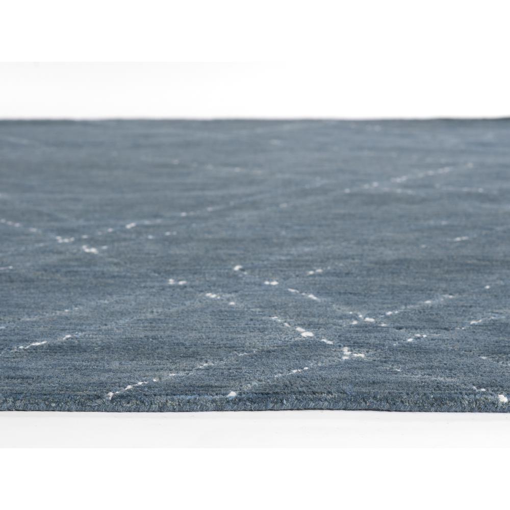 Contemporary Rectangle Area Rug, Blue, 2' X 4'. Picture 7