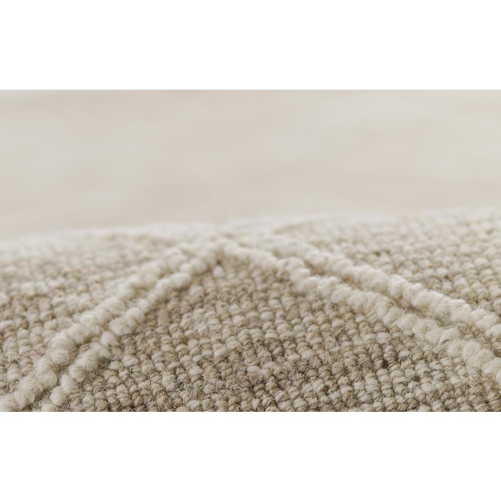 Contemporary Rectangle Area Rug, Natural, 2' X 4'. Picture 4