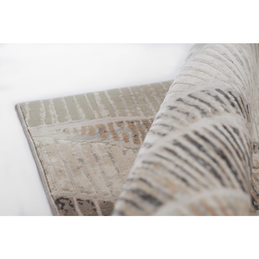 Contemporary Rectangle Area Rug, Grey, 1'10" X 2'10". Picture 11