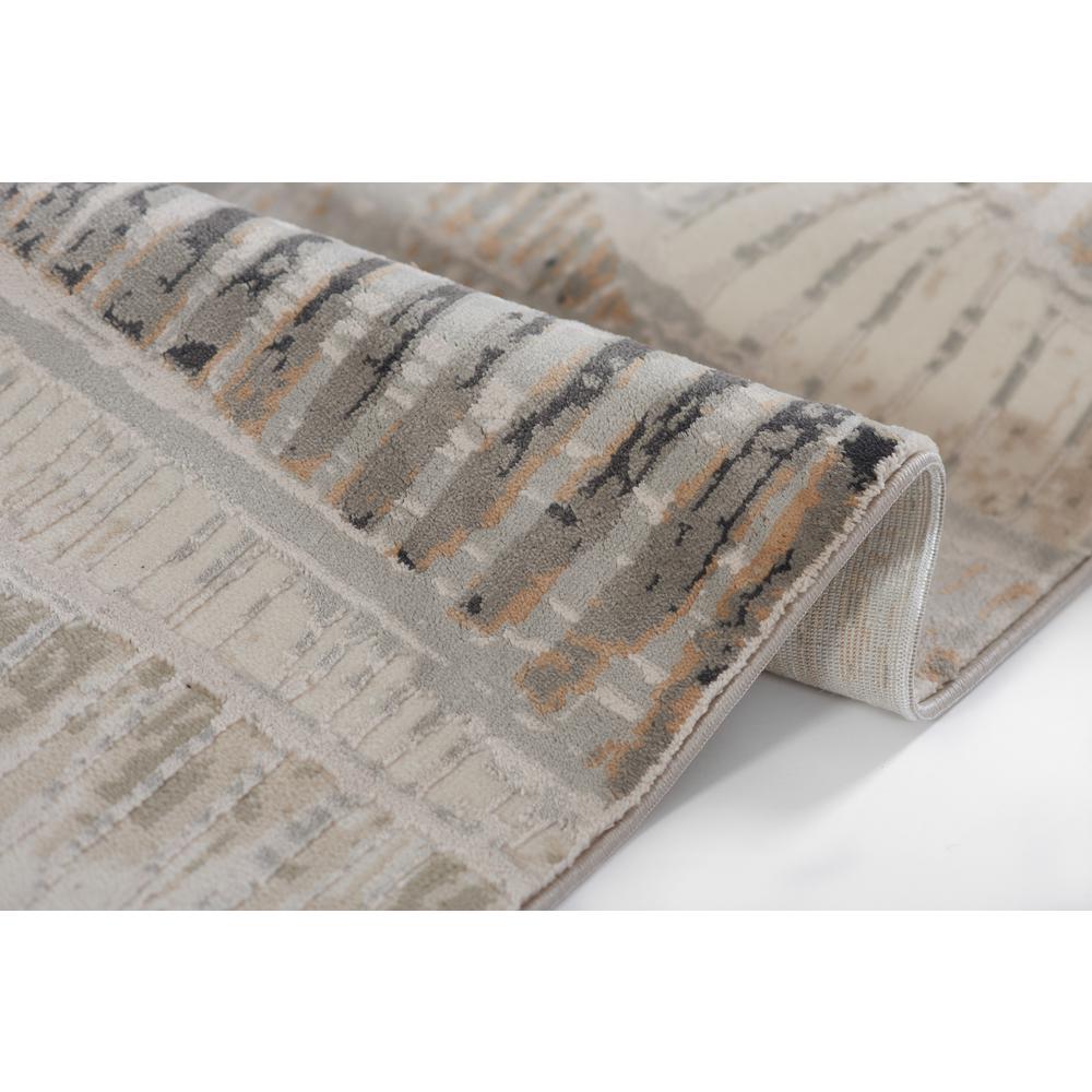 Contemporary Rectangle Area Rug, Grey, 1'10" X 2'10". Picture 9