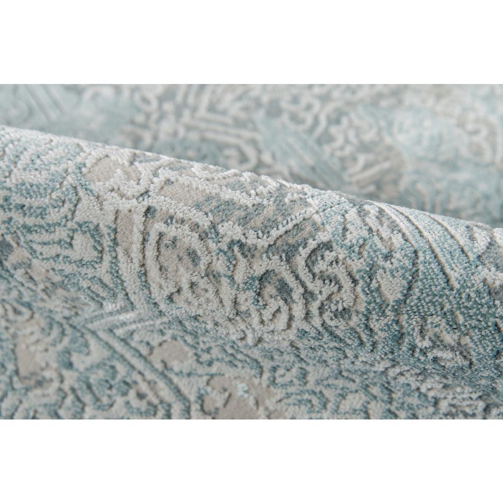 Traditional Rectangle Area Rug, Light Blue, 1'10" x 2'10". Picture 4