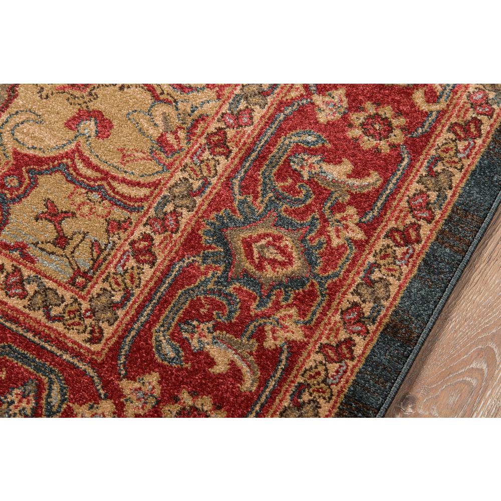Traditional Rectangle Area Rug, Navy, 2' X 3'. Picture 3