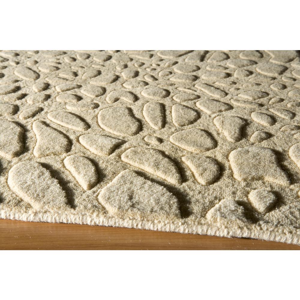 Contemporary Rectangle Area Rug, Beige, 3'6" X 5'6". Picture 2
