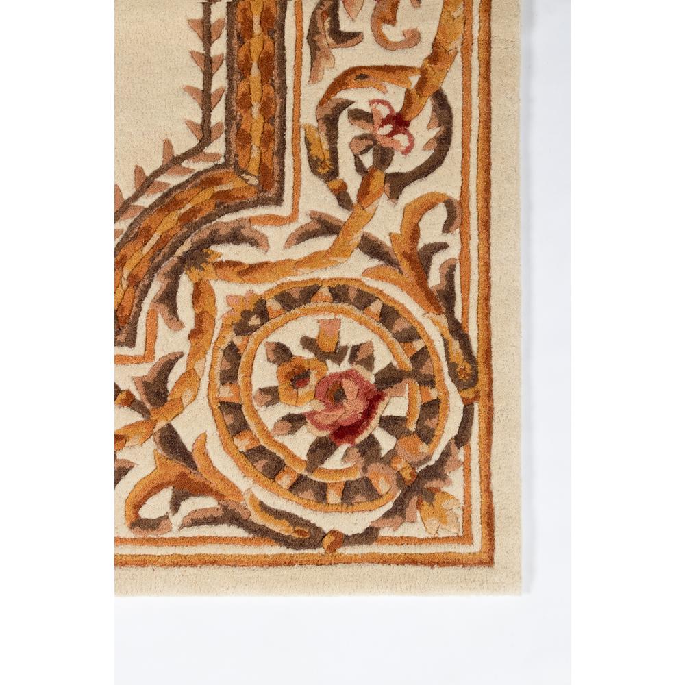 Transitional Rectangle Area Rug, Ivory, 2' X 3'. Picture 2