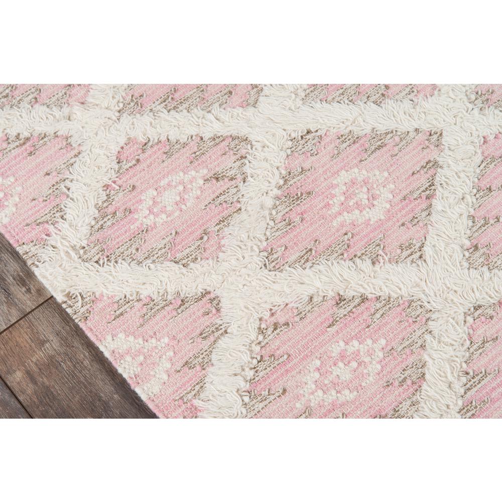 Contemporary Rectangle Area Rug, Pink, 2' X 3'. Picture 3