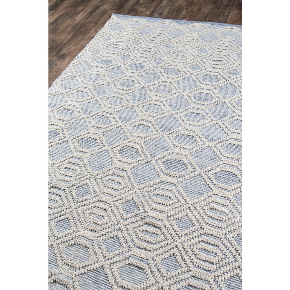 Contemporary Rectangle Area Rug, Light Blue, 2' X 3'. Picture 2