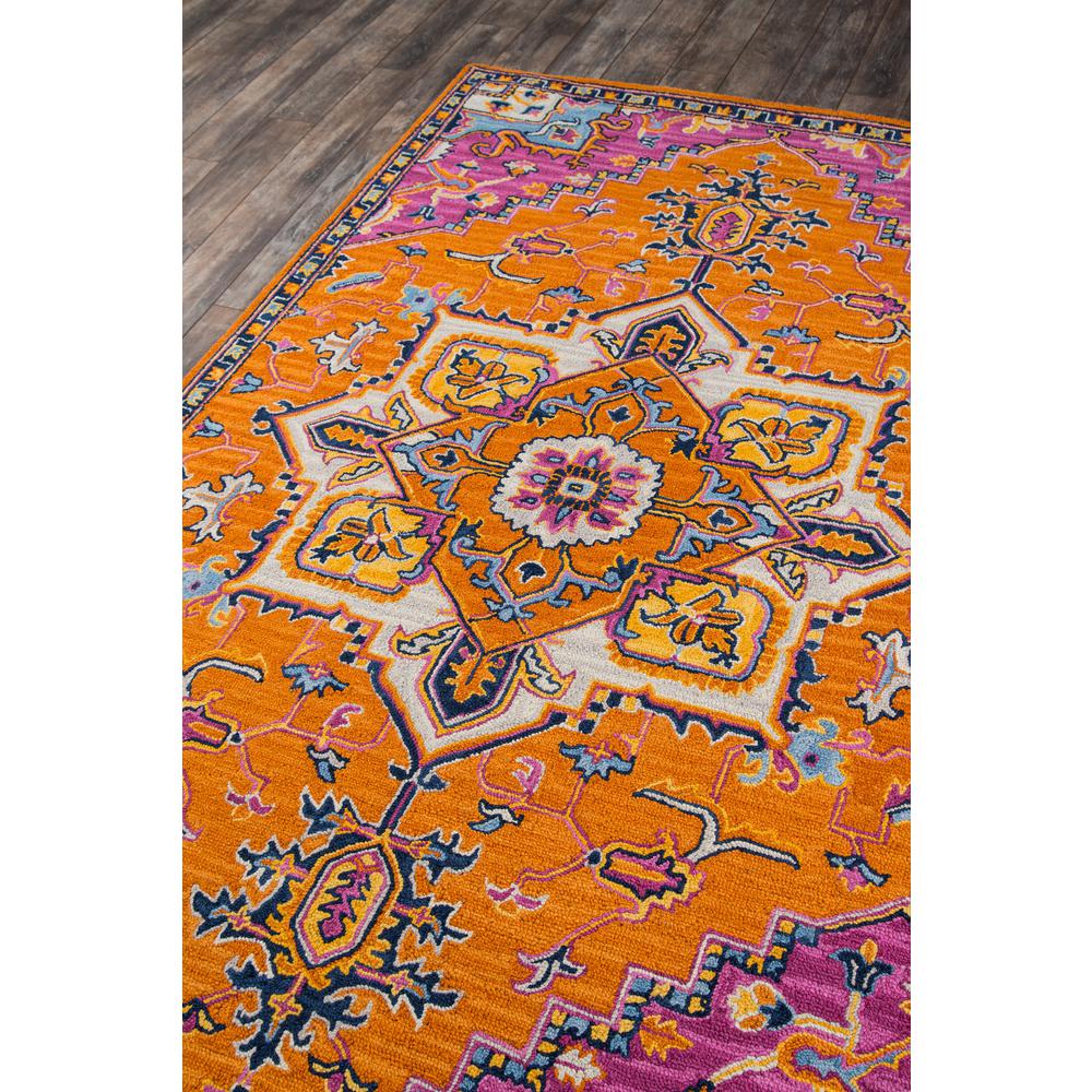 Traditional Rectangle Area Rug, Orange, 2' X 3'. Picture 2