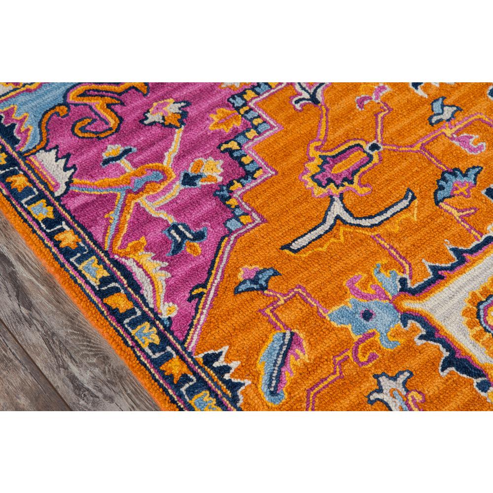 Traditional Rectangle Area Rug, Orange, 2' X 3'. Picture 3