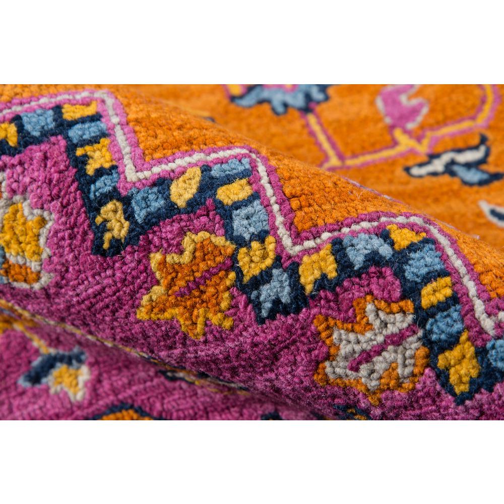 Traditional Rectangle Area Rug, Orange, 2' X 3'. Picture 4