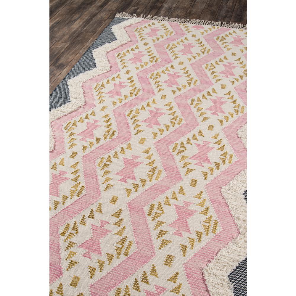 Contemporary Rectangle Area Rug, Pink, 2' X 3'. Picture 2