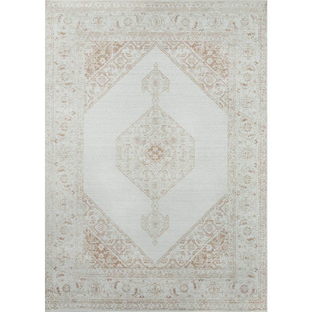 Traditional Rectangle Area Rug, Brown, 5'3" X 7'3". Picture 1