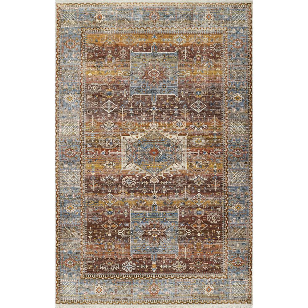 Traditional Rectangle Area Rug, Multi, 2' X 3'. Picture 1