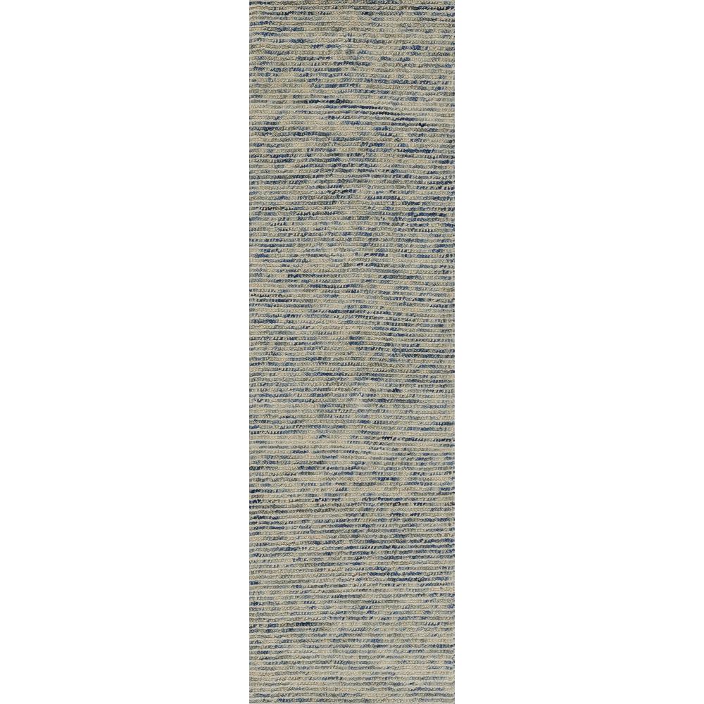 Contemporary Rectangle Area Rug, Blue, 2' X 3'. Picture 5