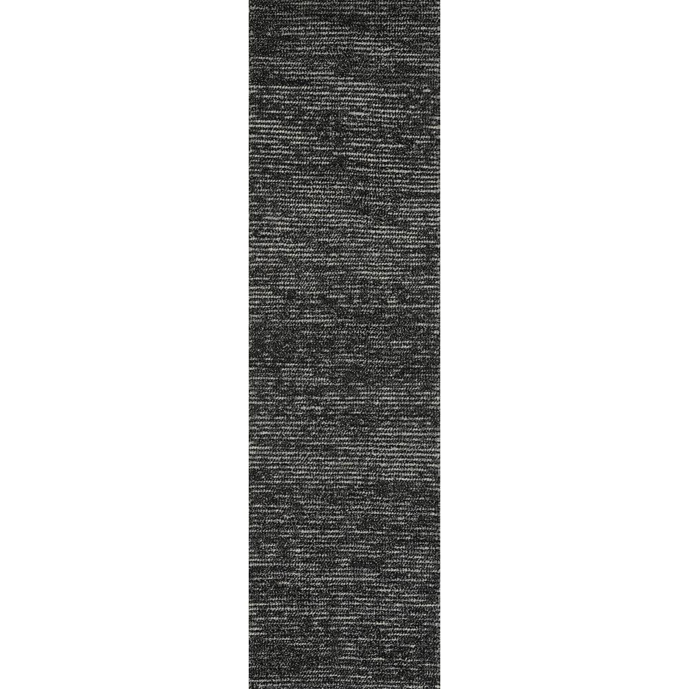 Contemporary Rectangle Area Rug, Charcoal, 2' X 3'. Picture 5