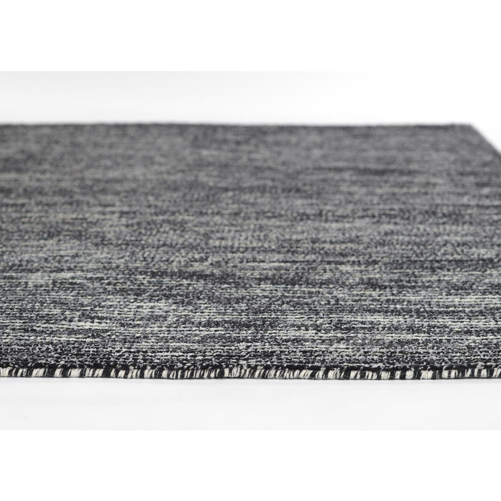 Contemporary Rectangle Area Rug, Charcoal, 2' X 3'. Picture 7