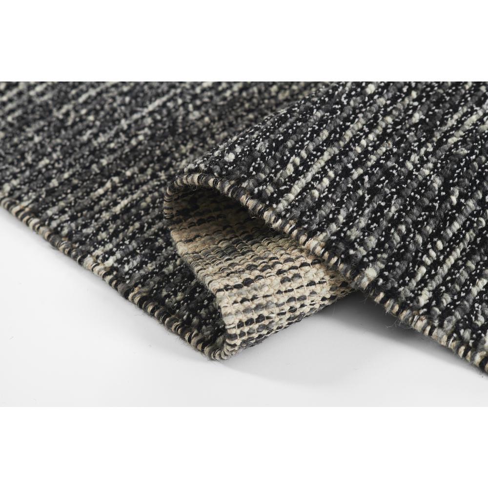 Contemporary Rectangle Area Rug, Charcoal, 2' X 3'. Picture 9