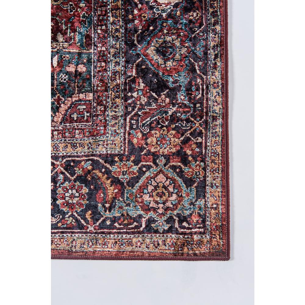 Traditional Rectangle Area Rug, Burgundy, 2' X 3'. Picture 3