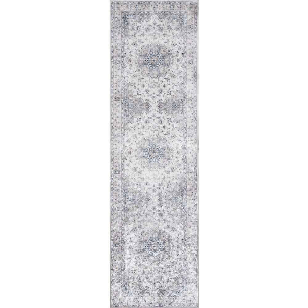Traditional Rectangle Area Rug, Grey, 8' X 10'. Picture 5