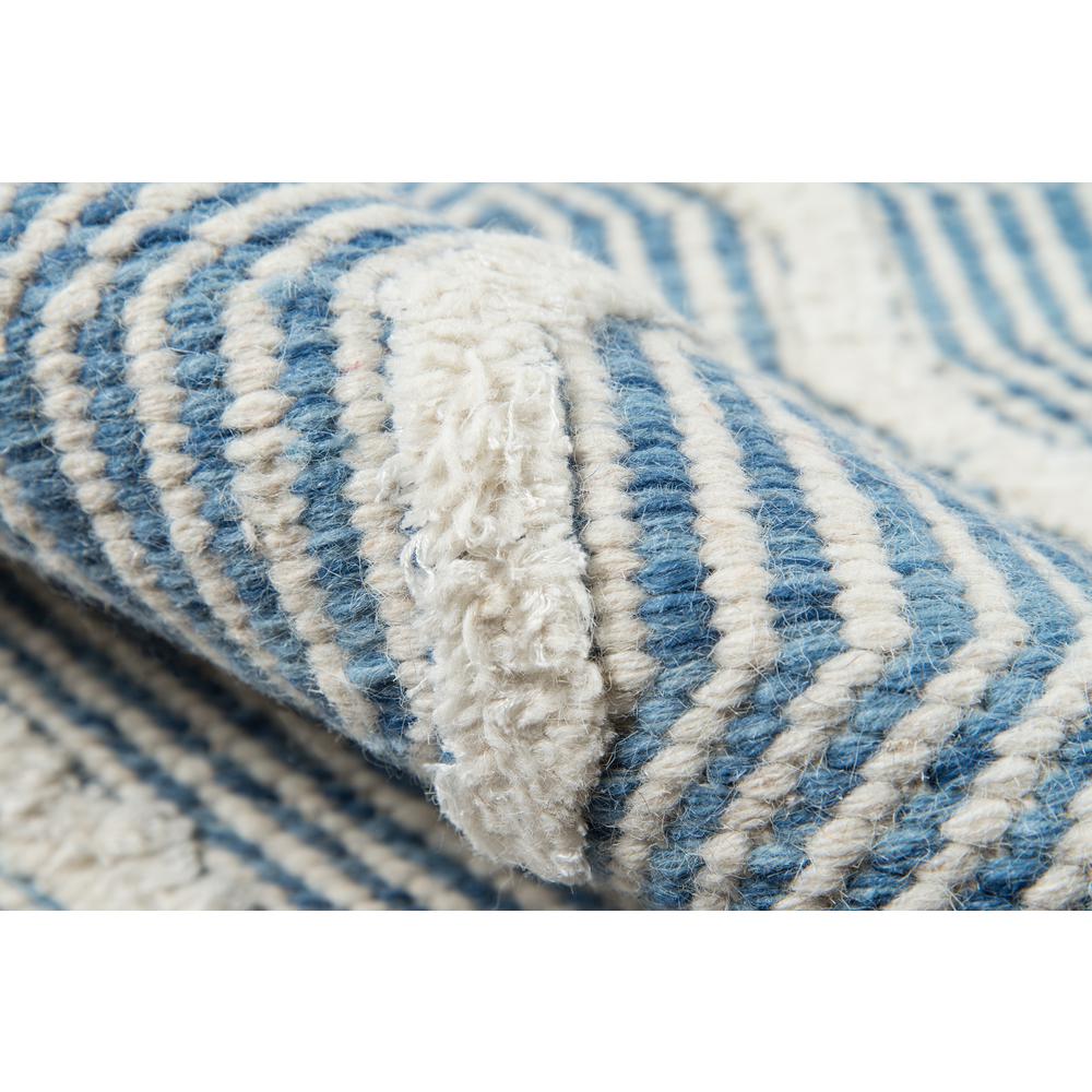 Contemporary Rectangle Area Rug, Blue, 2' X 3'. Picture 4