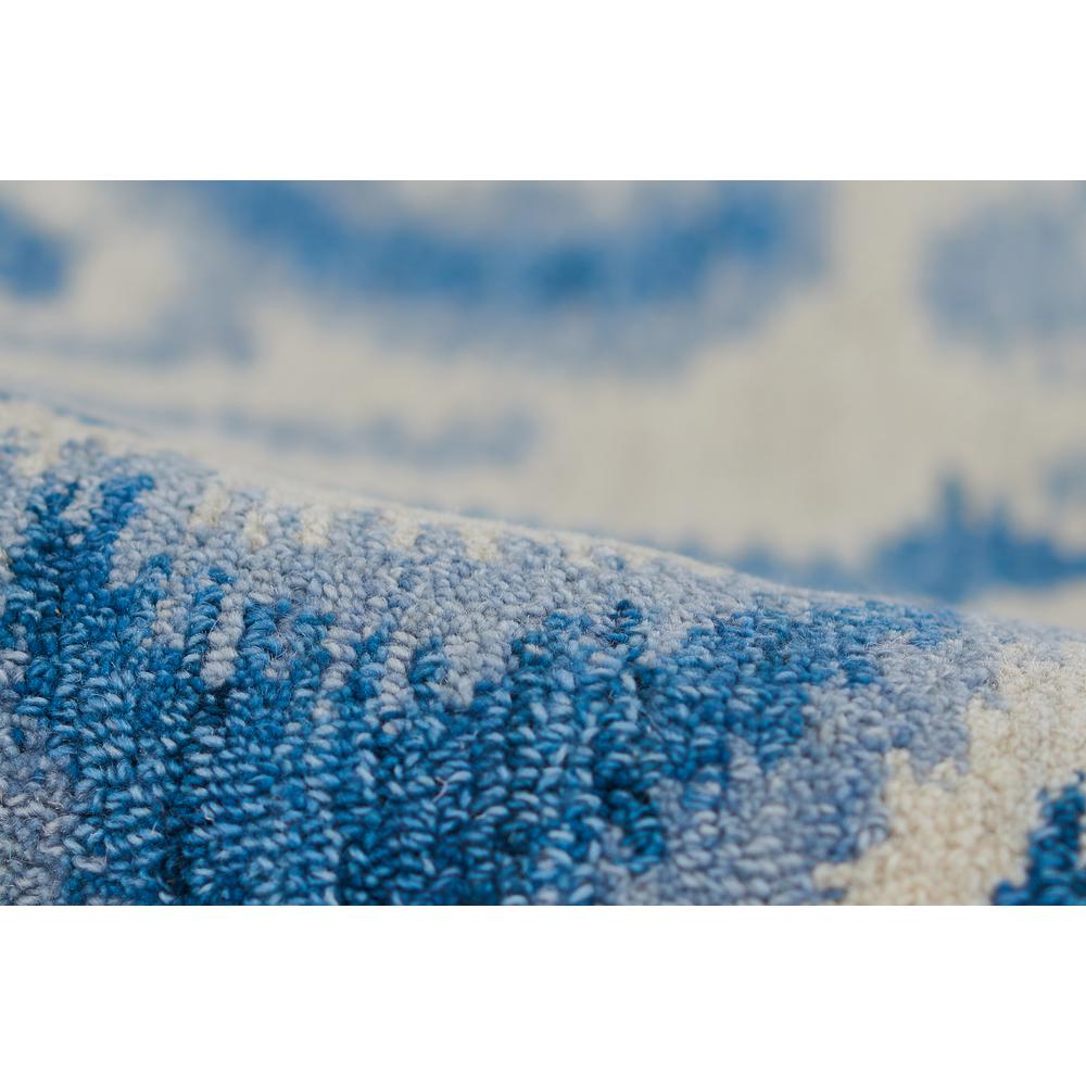 Transitional Rectangle Area Rug, Blue, 2' X 3'. Picture 4