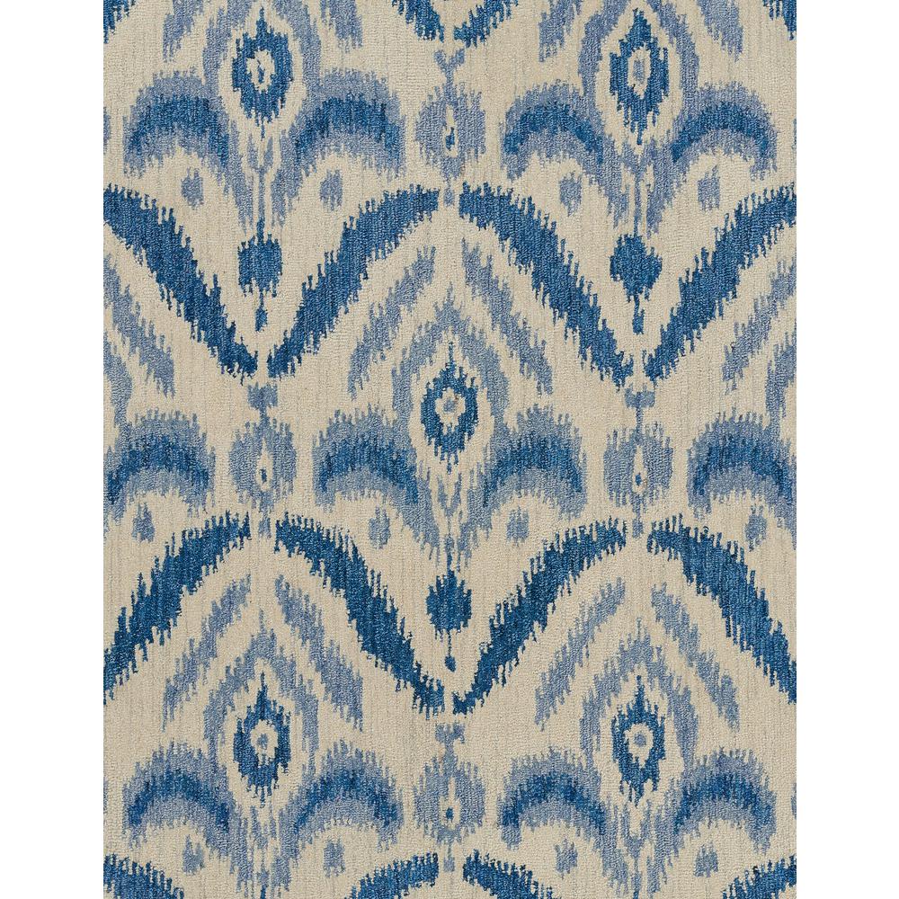 Transitional Rectangle Area Rug, Blue, 2' X 3'. Picture 6