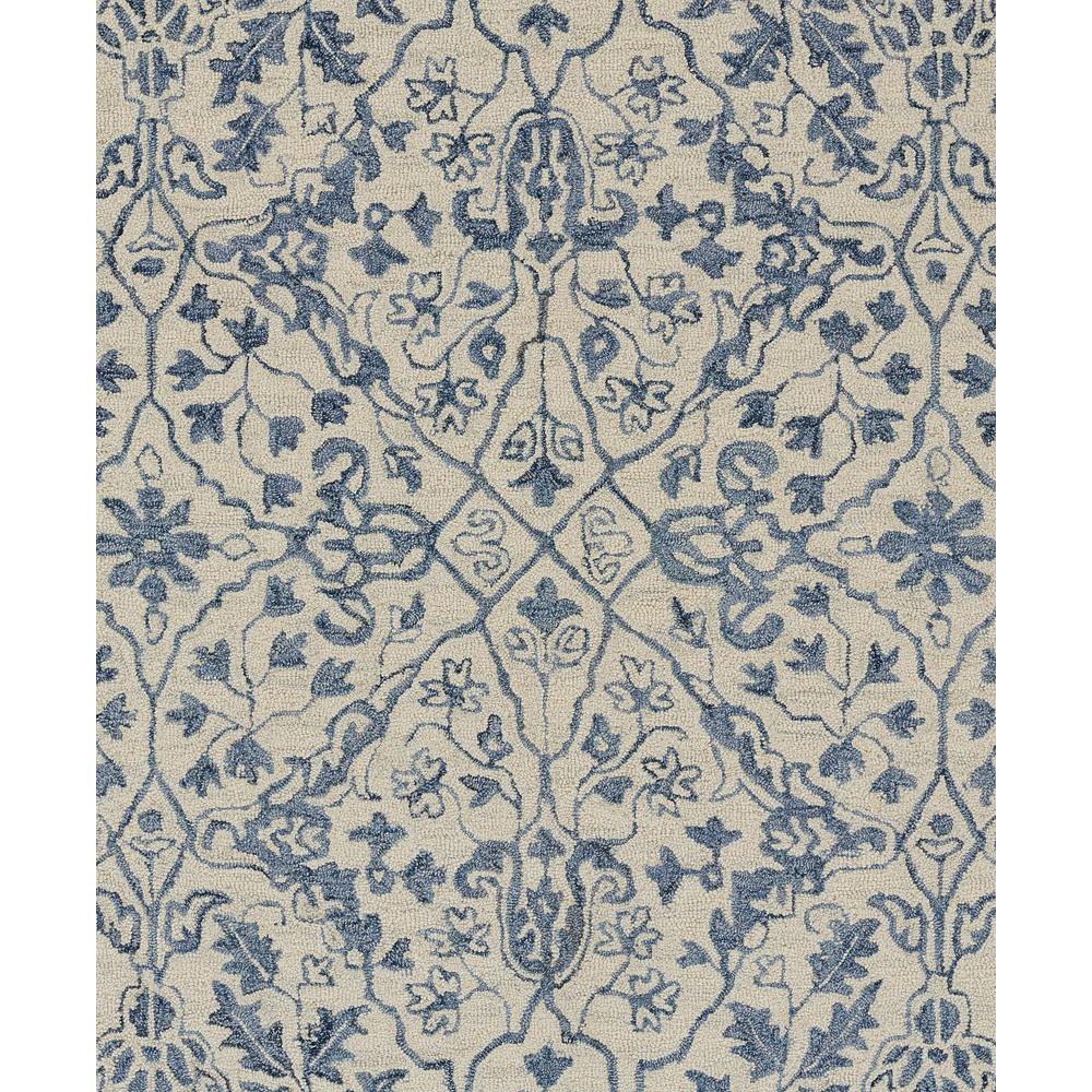 Transitional Rectangle Area Rug, Ivory, 2' X 3'. Picture 6