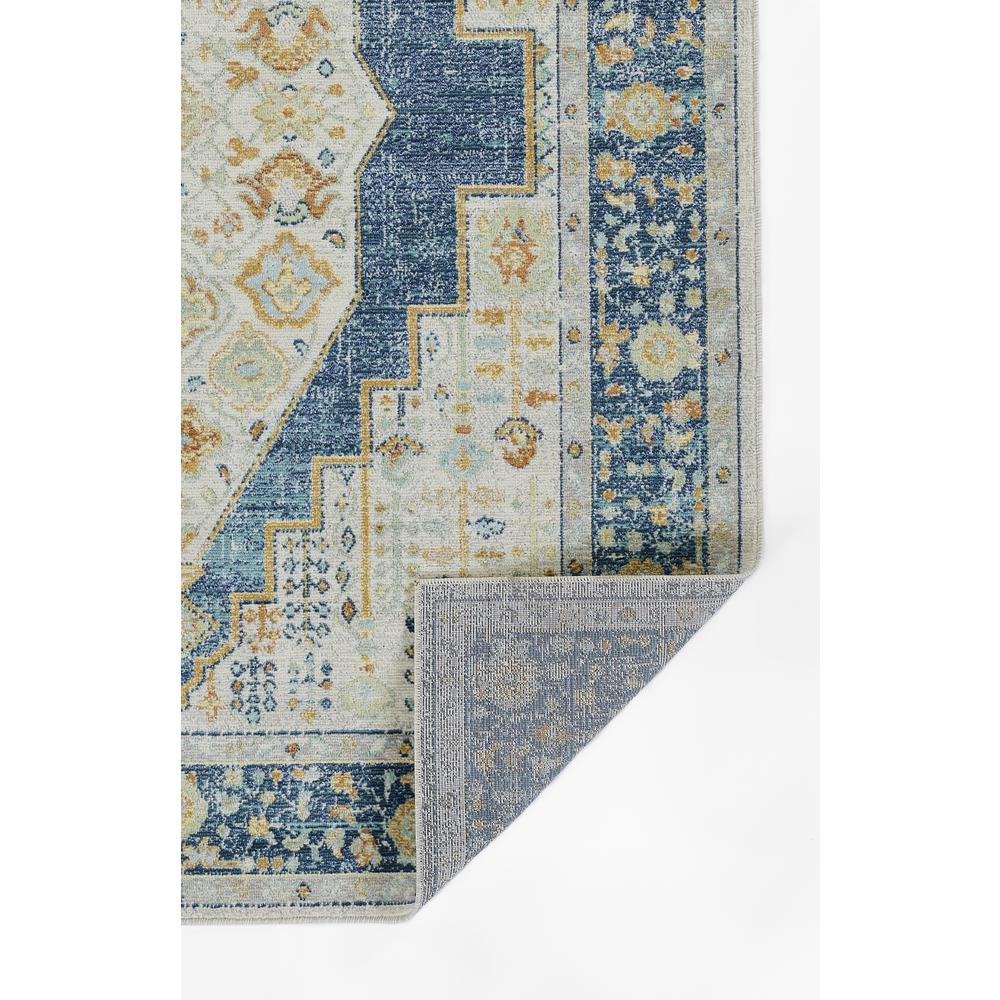Traditional Rectangle Area Rug, Navy, 2' X 3'. Picture 3
