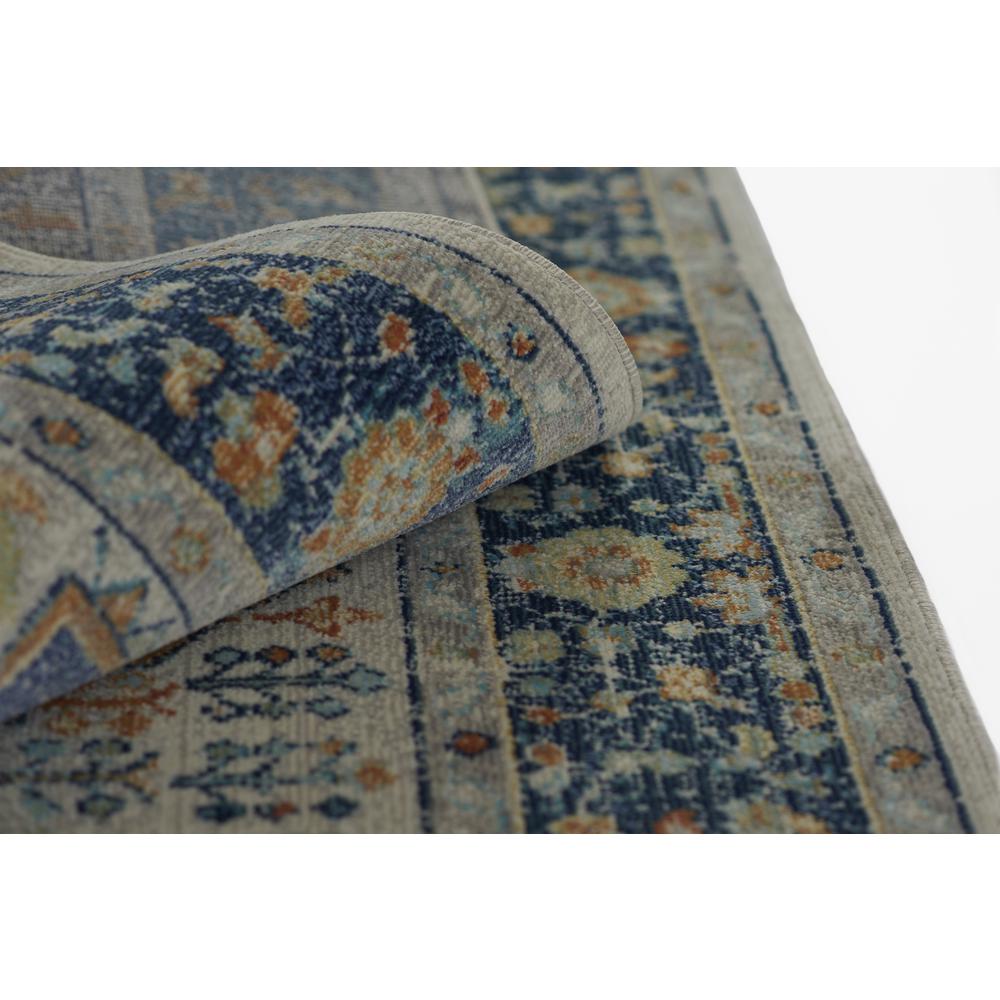 Traditional Rectangle Area Rug, Navy, 2' X 3'. Picture 8