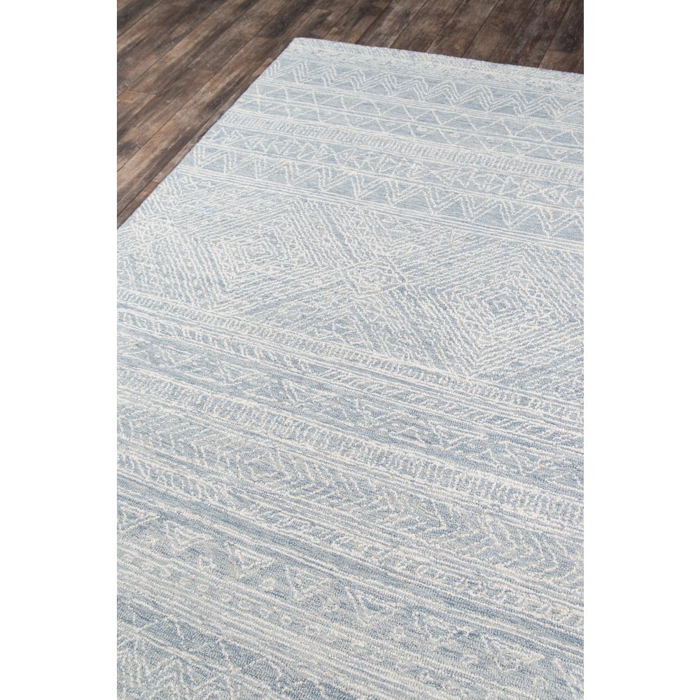 Contemporary Rectangle Area Rug, Light Blue, 2' X 3'. Picture 2
