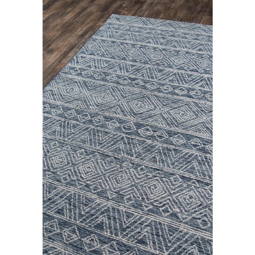 Contemporary Rectangle Area Rug, Denim, 2' X 3'. Picture 2